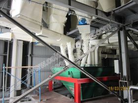 Vít rút tải và cân tự động trước máy nghiền