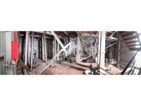 Giai đoạn lắp máy dây chuyền 20 tấn