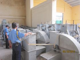 Tập kết vật tư tại công trình